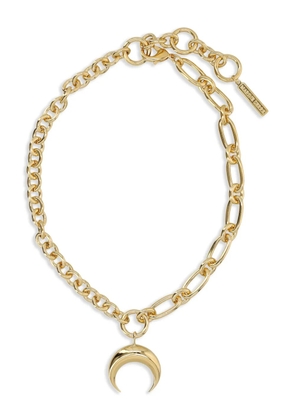 Marine Serre regenerated moon necklace - Gold
