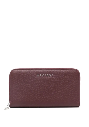 Orciani large zip-around wallet - Red