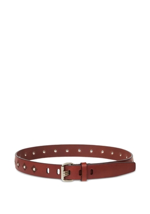 ETRO studded leather belt - Brown