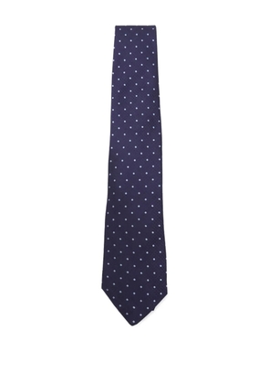 Canali diamond-pattern tie - Blue