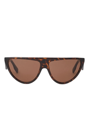 Karl Lagerfeld signature sunglasses - Brown