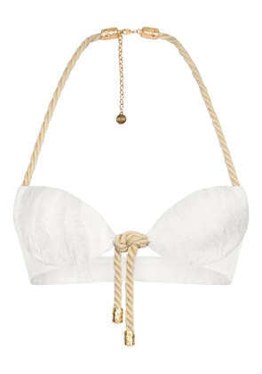 Roberto Cavalli rope-detailing top - White