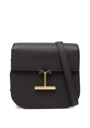 TOM FORD grain leather tara mini shoulder bag - Brown