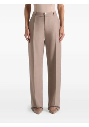 Manière De Voir Doria pleated tailored trousers - Brown