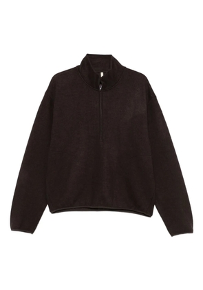 Sunflower half-zip sweatshirt - Brown