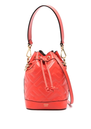 FENDI mini Mon Tresor bucket bag - Red