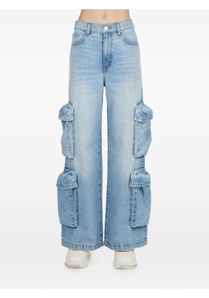 AMIRI multi-pocket wide-leg jeans - Blue