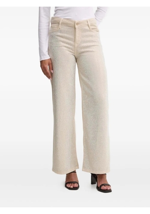 GUESS USA rhinestone embellished jeans - Neutrals