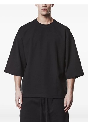 Thom Krom worked three-quarter sleeve T-shirt - Black