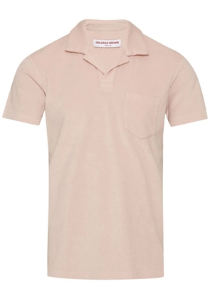 Orlebar Brown cotton polo shirt - Pink
