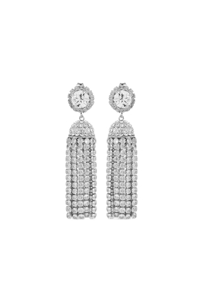 Rabanne crystal-embellishment tassel earrings - Silver