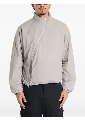 Post Archive Faction River asymmetric-zip jacket - Grey