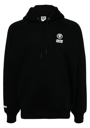 AAPE BY *A BATHING APE® logo-patched hoodie - Black