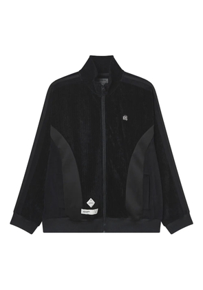 Musium Div. zip panelled sweater - Black