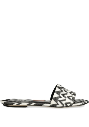 Missoni zigzag-print slides - Black