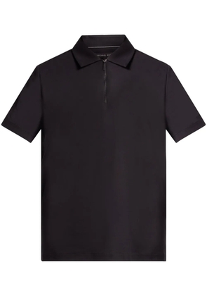 Michael Kors zip-up polo shirt - Black