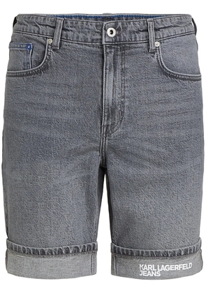 Karl Lagerfeld Jeans slim-fit denim shorts - Grey