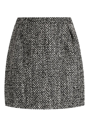 Dolce & Gabbana tweed mini skirt - Black