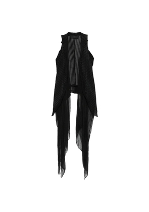Marc Le Bihan black sleeveless vest