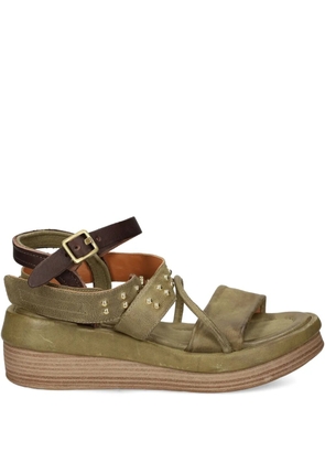 A.S.98 Shiloh studded-strap sandals - Grey