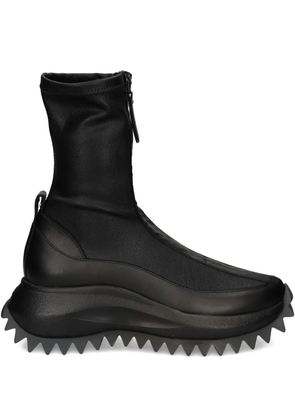 Vic Matie zip-detail ankle boots - Black