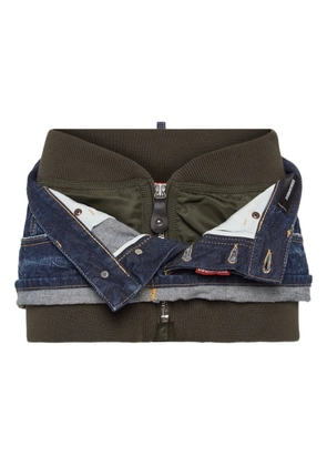 DSQUARED2 Hybrid mini skirt - Blue