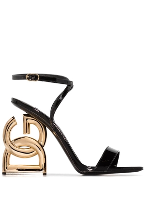 Dolce & Gabbana DG Pop Keira 105mm sandals - Black