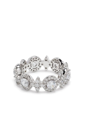 APM Monaco Météorites & Circles zirconia-embellished ring - Silver