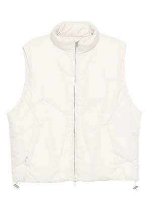 FIVE CM quilted gilet - White