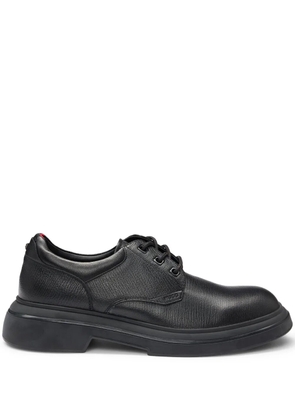 HUGO leather Derby shoes - Black