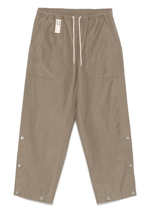 Comme des Garçons Homme drawstring trousers - Brown