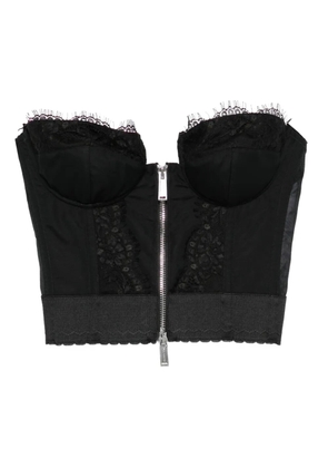 DSQUARED2 lace corset - Black