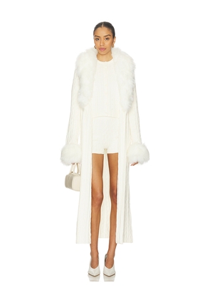 Show Me Your Mumu Stormi Cardigan in Ivory. Size XS. Also in XL, XXL.