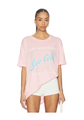 The Laundry Room Ice Cold Oversized Tee in Pink. Size S. Also in XS, M, L, XL.