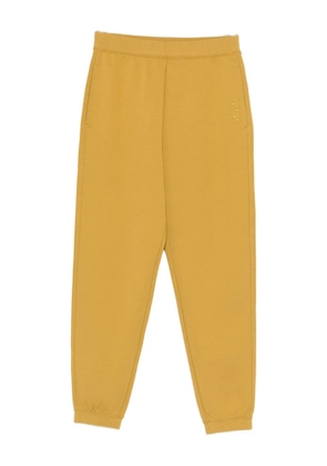 'S Max Mara logo-embroidered track pants - Yellow