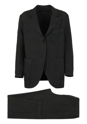 ASPESI linen single-breasted suit - Green