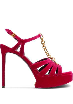 Balmain 125mm open-toe sandals - Pink