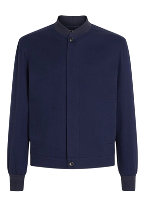 Zegna Oasi cashmere bomber jacket - Blue