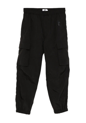 izzue logo track pants - Black