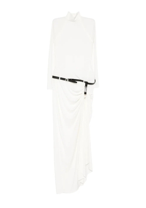 Coperni long-sleeve belted dress - White