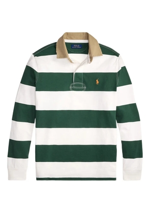 Polo Ralph Lauren striped-pattern cotton polo shirt - Green