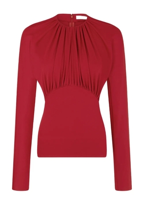 Rabanne long-sleeve blouse - Red