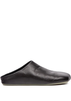 MM6 Maison Margiela square-toe slippers - Black