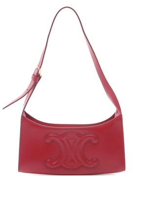 Celine Pre-Owned 2010s Triomphe leather shoulder bag - Red