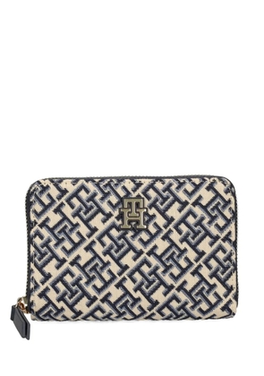 Tommy Hilfiger monogram zip-around purse - Blue
