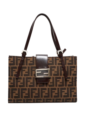 Fendi Pre-Owned 1990-2000 Zucca-pattern shoulder bag - Brown