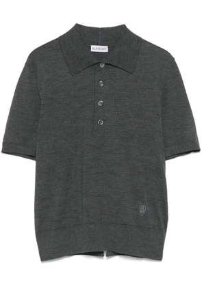 Burberry wool polo top - Grey