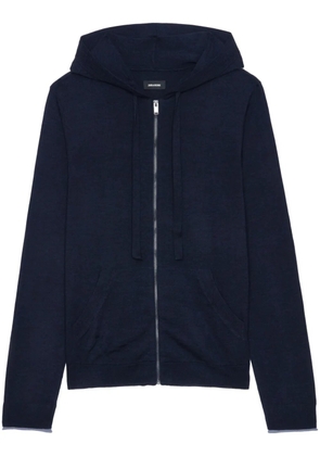Zadig&Voltaire Clash zip-up hoodie - Blue