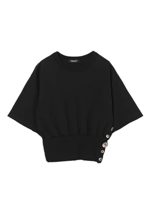 Undercover button-detailed short-sleeve T-shirt - Black