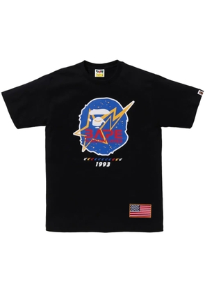 A BATHING APE® logo-print T-shirt - Black